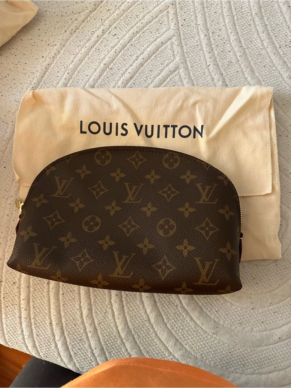 Louis Vuitton Monogram Canvas Cosmetic Pouch in Brown